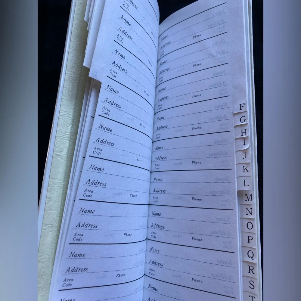 VTG Hummel Style Address Book! Unused! By Giftco!